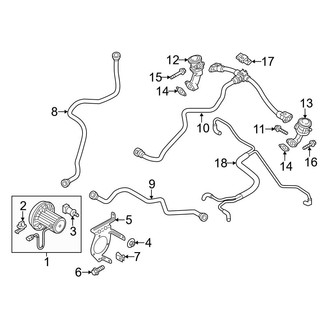 Audi OE - Emission System - Emission Components (Pump & Components), (Convertible)