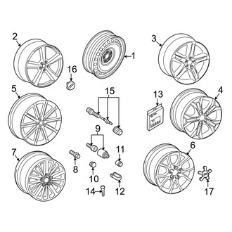 Audi OE - Wheels (18"), (Convertible)