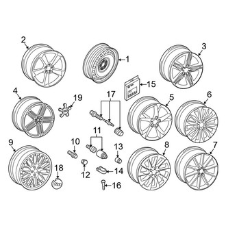 Audi OE - Wheels (19"), (Convertible)