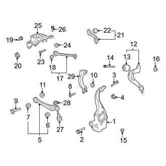 Audi OE - Front Suspension - Suspension Components (Convertible)