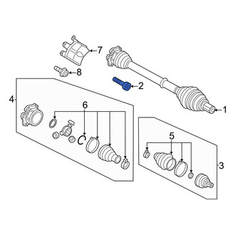 Audi OE - CV Joint Bolt