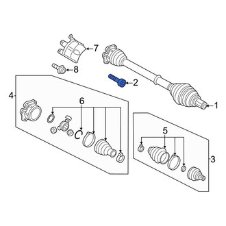 Audi OE - CV Joint Bolt