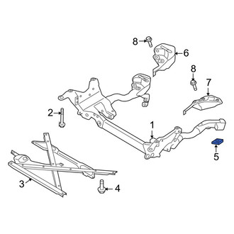 Audi OE - Suspension Crossmember Nut