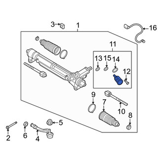 Audi OE - Front Power Steering Pressure Sensor