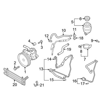 Audi OE - Steering Gear & Linkage - Pump & Hoses (2.0L)
