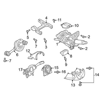 Audi OE - Steering Column - Shroud, Switches & Levers (Convertible)