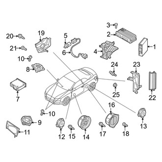 Audi OE - Instrument Panel - Sound System (Convertible)
