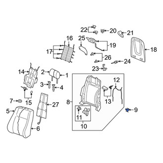 Audi OE - Seat Back Frame Bolt