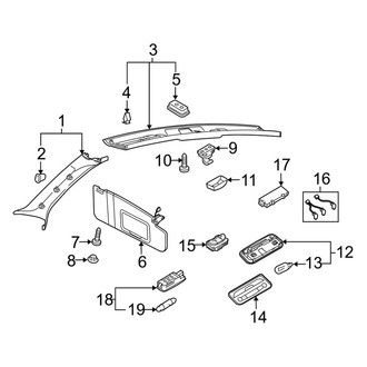 Audi OE - Roof - Interior Trim (Convertible)