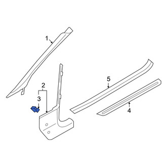 Audi OE - Kick Panel Retainer