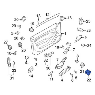 Audi OE - Left Door Window Switch