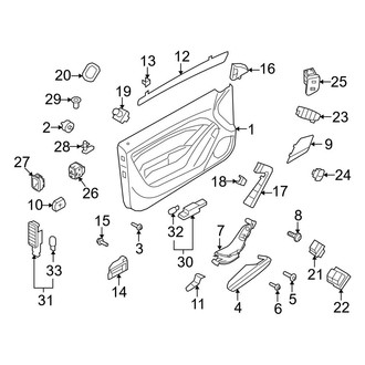 Audi OE - Door - Interior Trim (Convertible)