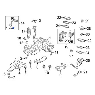 Audi OE - Fuel Tank Cap Seal