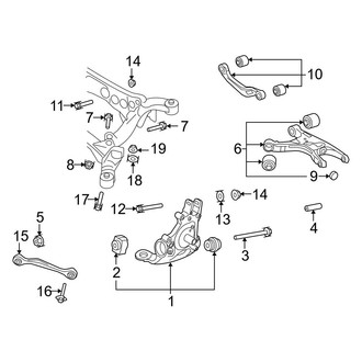 Audi OE - Rear Suspension - Suspension Components (Convertible)