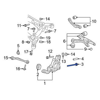 Audi OE - Suspension Knuckle Bolt
