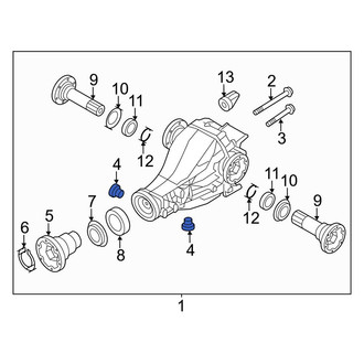 Audi OE - Differential Housing Fill Plug