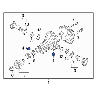 Audi OE - Differential Housing Fill Plug