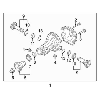 Audi OE - Rear Suspension - Axle & Differential
