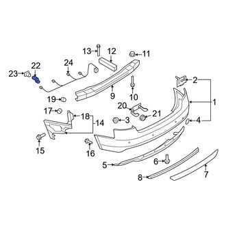 Audi OE - Rear Parking Aid Sensor
