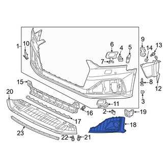 Audi OE - Front Left Grille