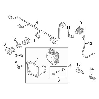 Audi OE - Front Bumper & Grille - Electrical Components (Convertible)