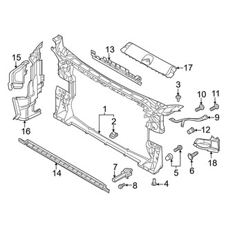 Audi OE - Radiator Support (Convertible)