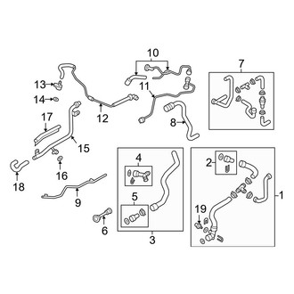 Audi OE - Cooling - Hoses & Lines (Front), (Convertible)