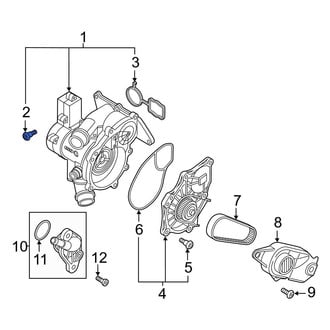 Audi OE - Engine Coolant Thermostat Housing Bolt