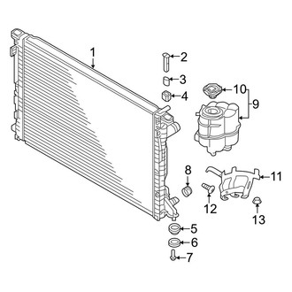 Audi OE - Cooling - Radiator & Components (Main), (Convertible)