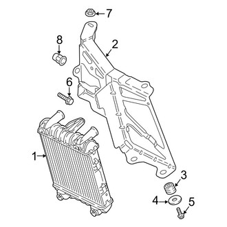Audi OE - Cooling - Radiator & Components (Auxiliary), (Convertible)