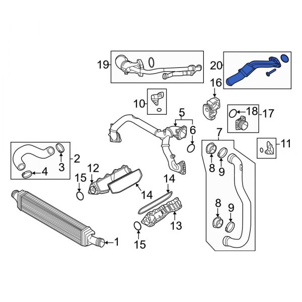 Turbocharger Outlet Pipe