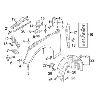 Audi OE - Fender & Components (Convertible)