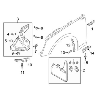 Audi OE - Fender - Exterior Trim (Convertible)
