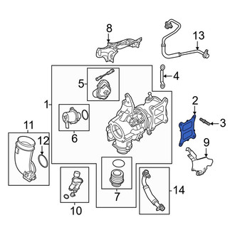 Audi OE - Turbocharger Gasket