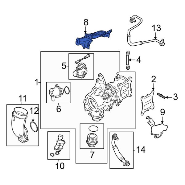 Turbocharger Mount Heat Shield