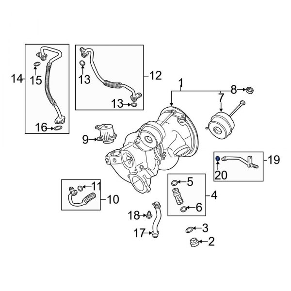 Turbocharger Oil Line O-Ring