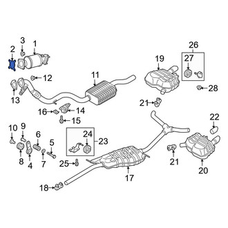 Audi OE - Exhaust Pipe Flange Gasket