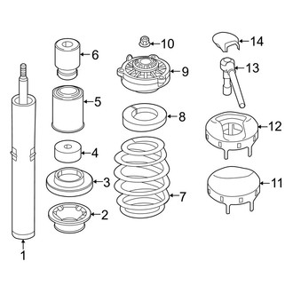 Audi OE - Front Suspension - Struts & Components (Convertible)