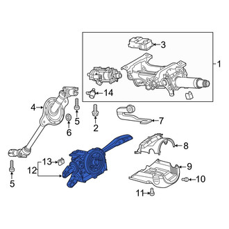 Audi OE - Steering Column Switch Housing