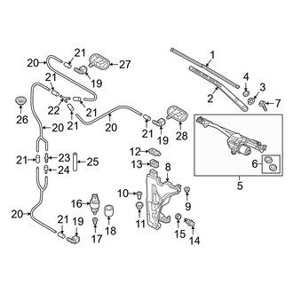Audi OE - Windshield - Wiper & Washer Components (Convertible)