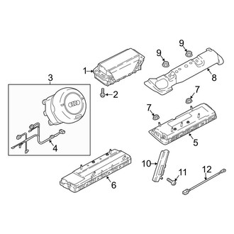 Audi OE - Restraint Systems - Air Bag Components (Air Bags), (Convertible)