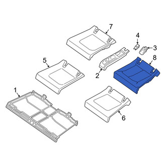 Audi OE - Rear Left Seat Cover