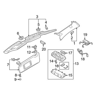 Audi OE - Roof - Interior Trim (Convertible)