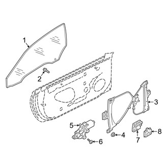 Audi OE - Door - Glass & Hardware (Convertible)