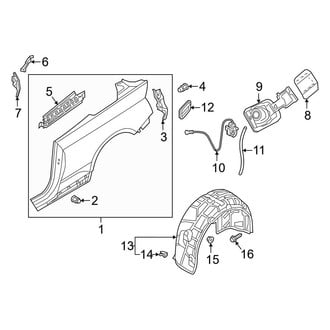 Audi OE - Quarter Panel & Components (Convertible)