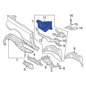 Audi A5 OEM Quarter Panels & Parts | Rear & Front — CARiD.com