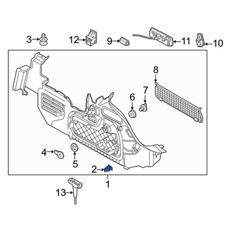 Audi OE - Left Trunk Trim Panel Clip