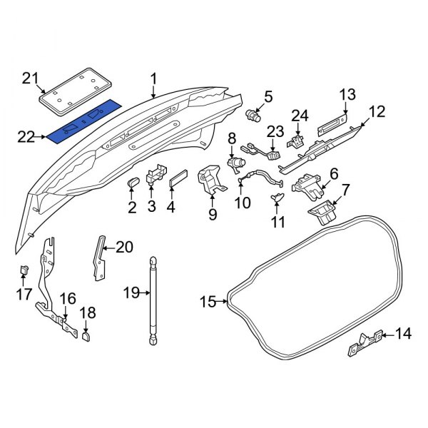 Deck Lid Hinge