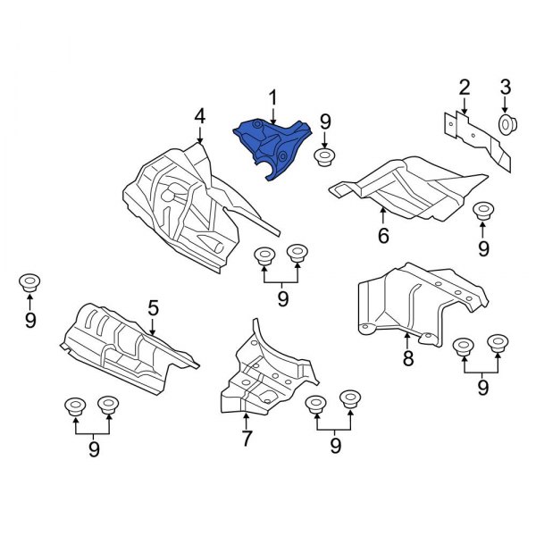 Floor Pan Heat Shield