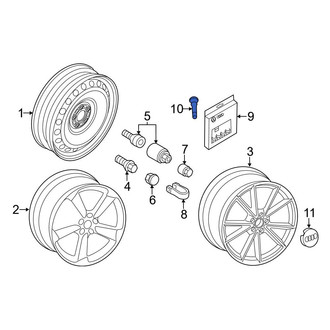 Audi OE - Tire Valve Stem
